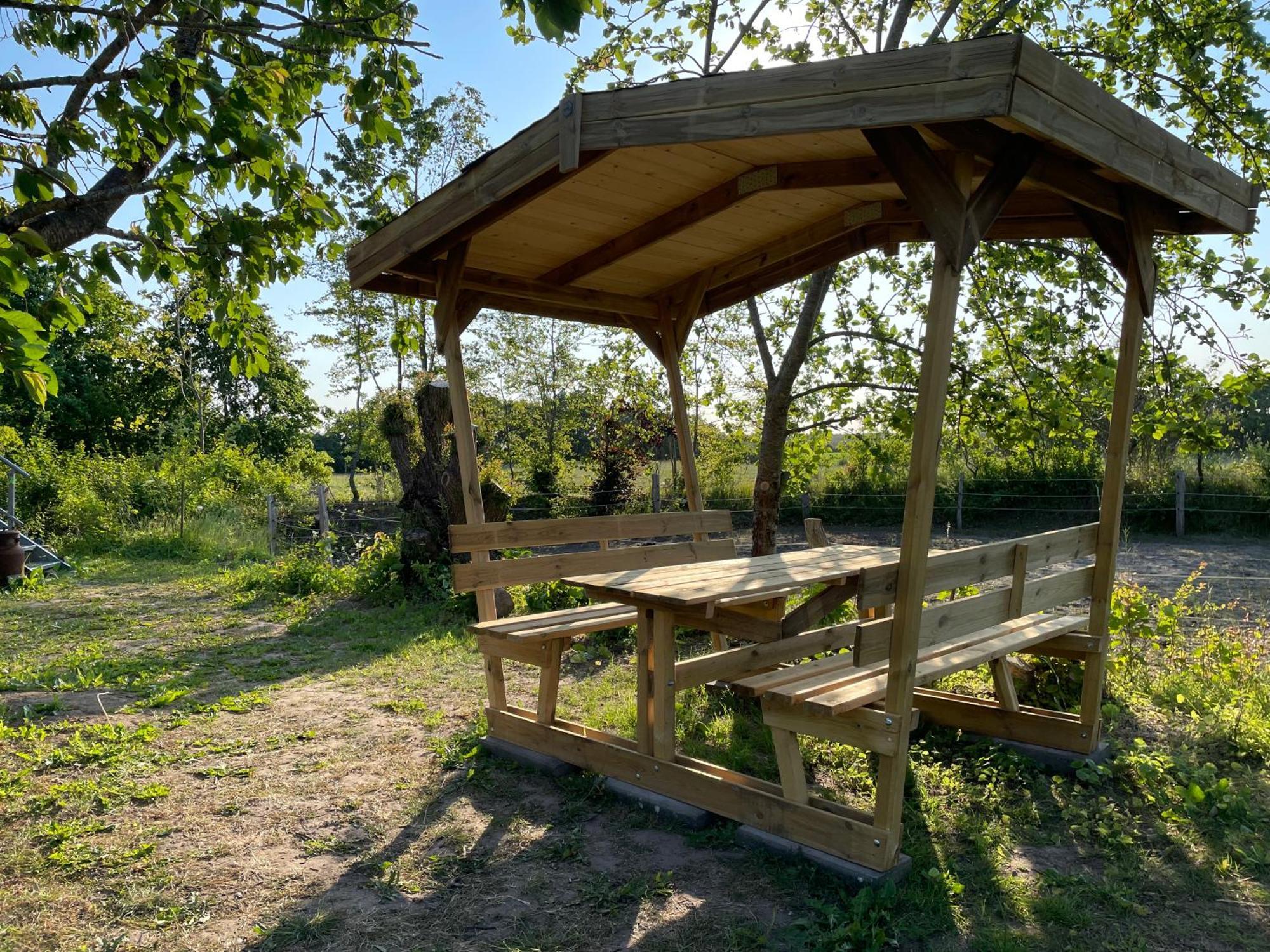 Zirkuswagen Nahe Ostsee Und Schlei Wagersrott Buitenkant foto